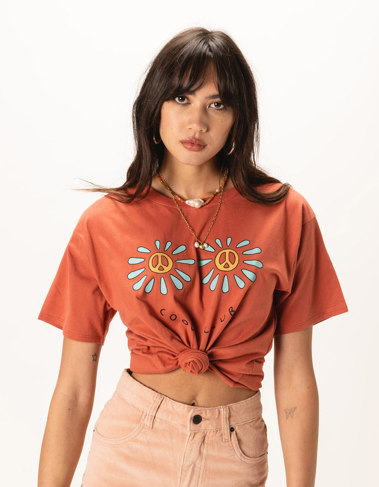 Hippie Sunday Tee Rust