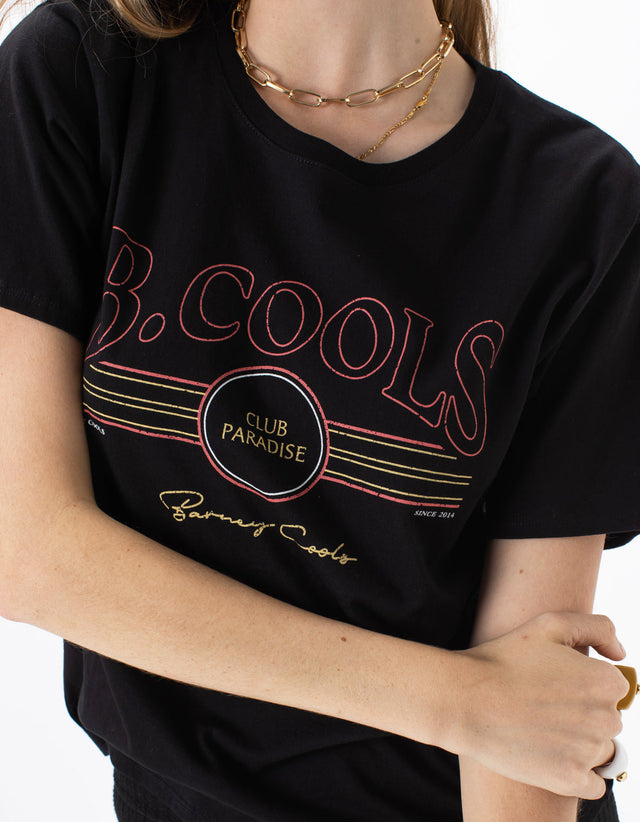 Vintage Club Sunday Tee Black