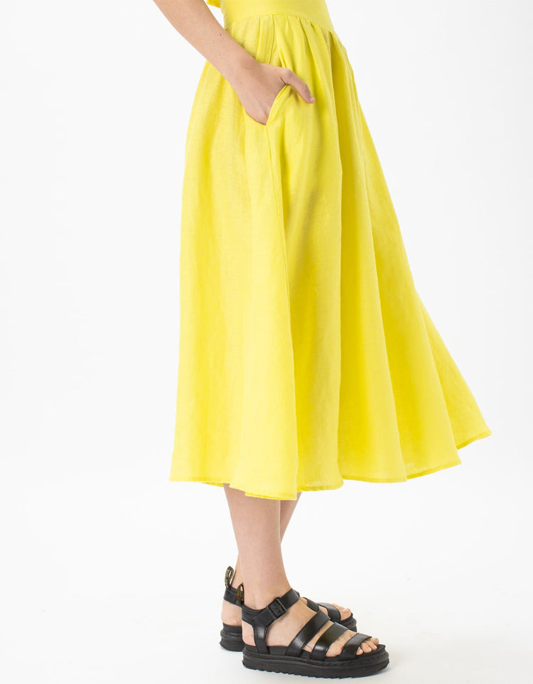 High Waist Midi Skirt