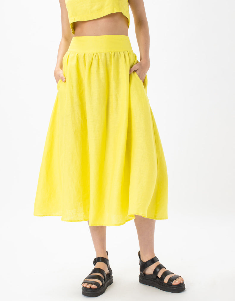High Waist Midi Skirt