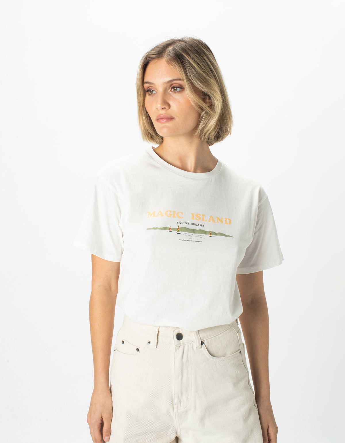 Magic Sunday Tee White