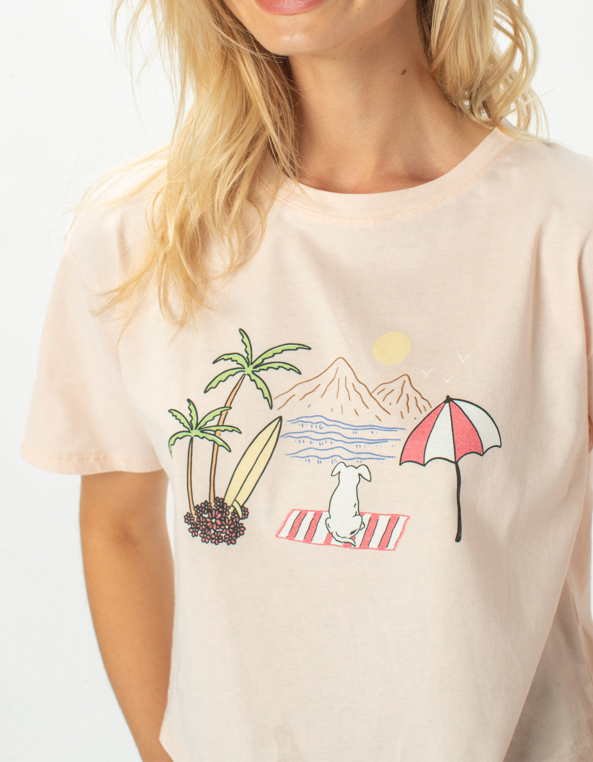 Island Homegirl Tee Peach