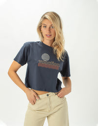 Vacation Homegirl Tee Navy