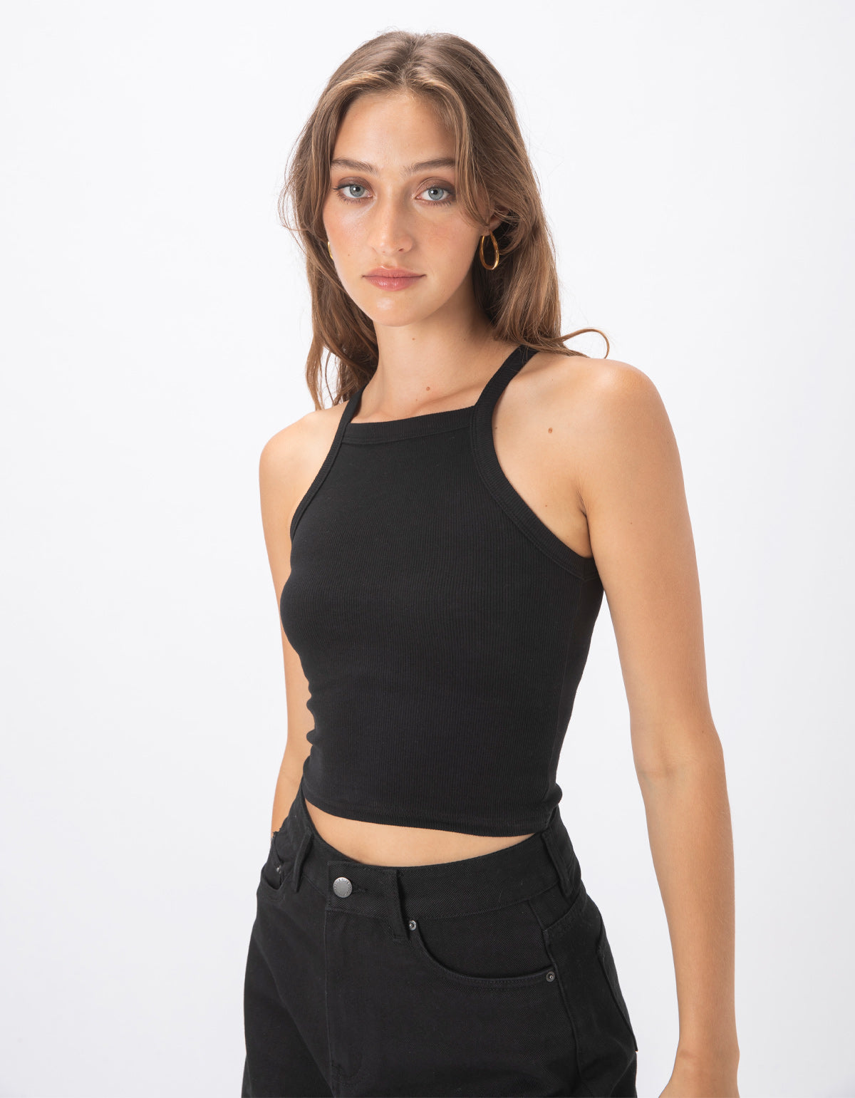 Badge Rib Crop Tank