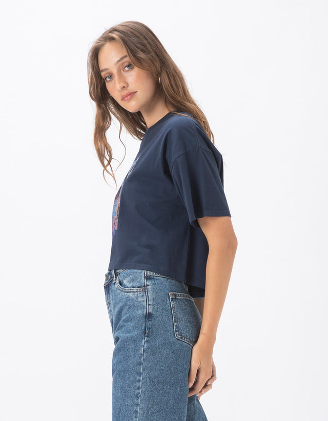 Postcard Crop Tee