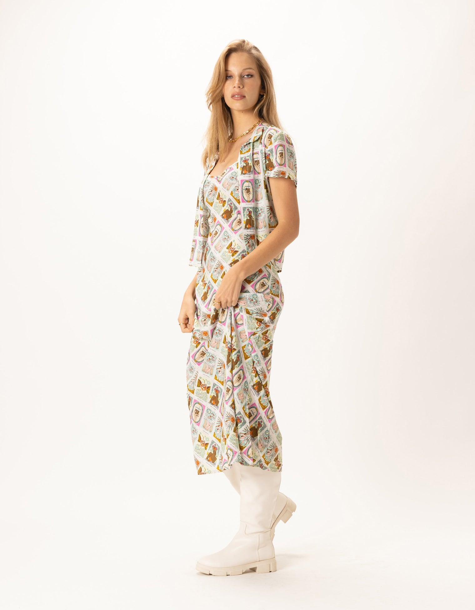 Slip Midi Dress