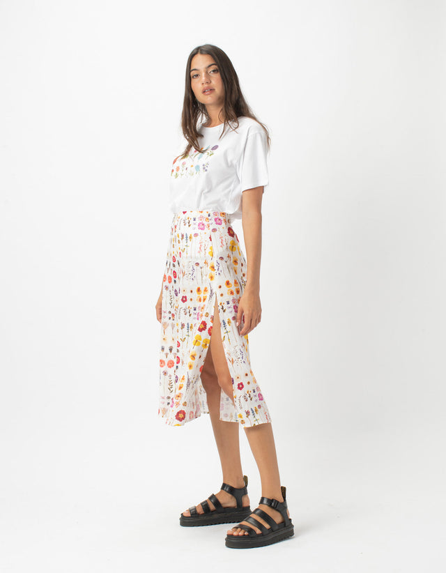 A Line Midi Skirt