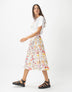 A Line Split Midi Skirt