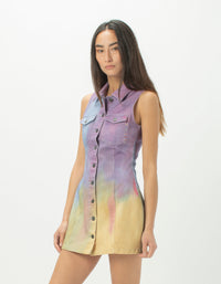 Denim Dress Tie Dye