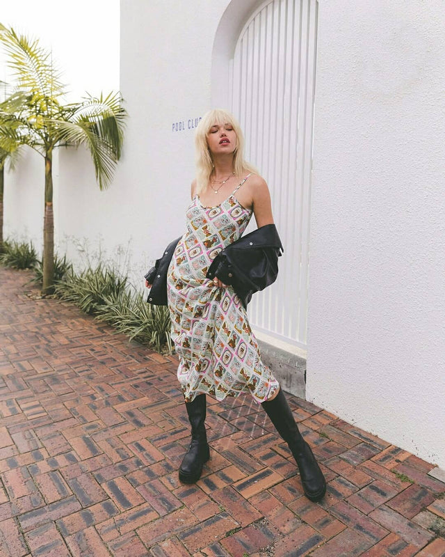 Slip Midi Dress