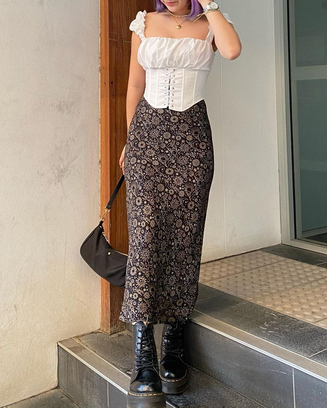 Slip Midi Skirt