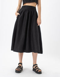 High Waist Midi Skirt