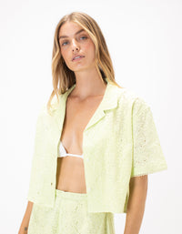 Cools Resort Pants Lime Jacquard