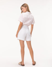 Safari Tie Top