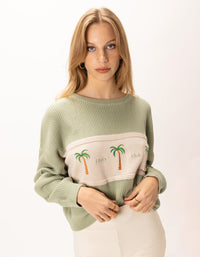 Palm Crew Knit