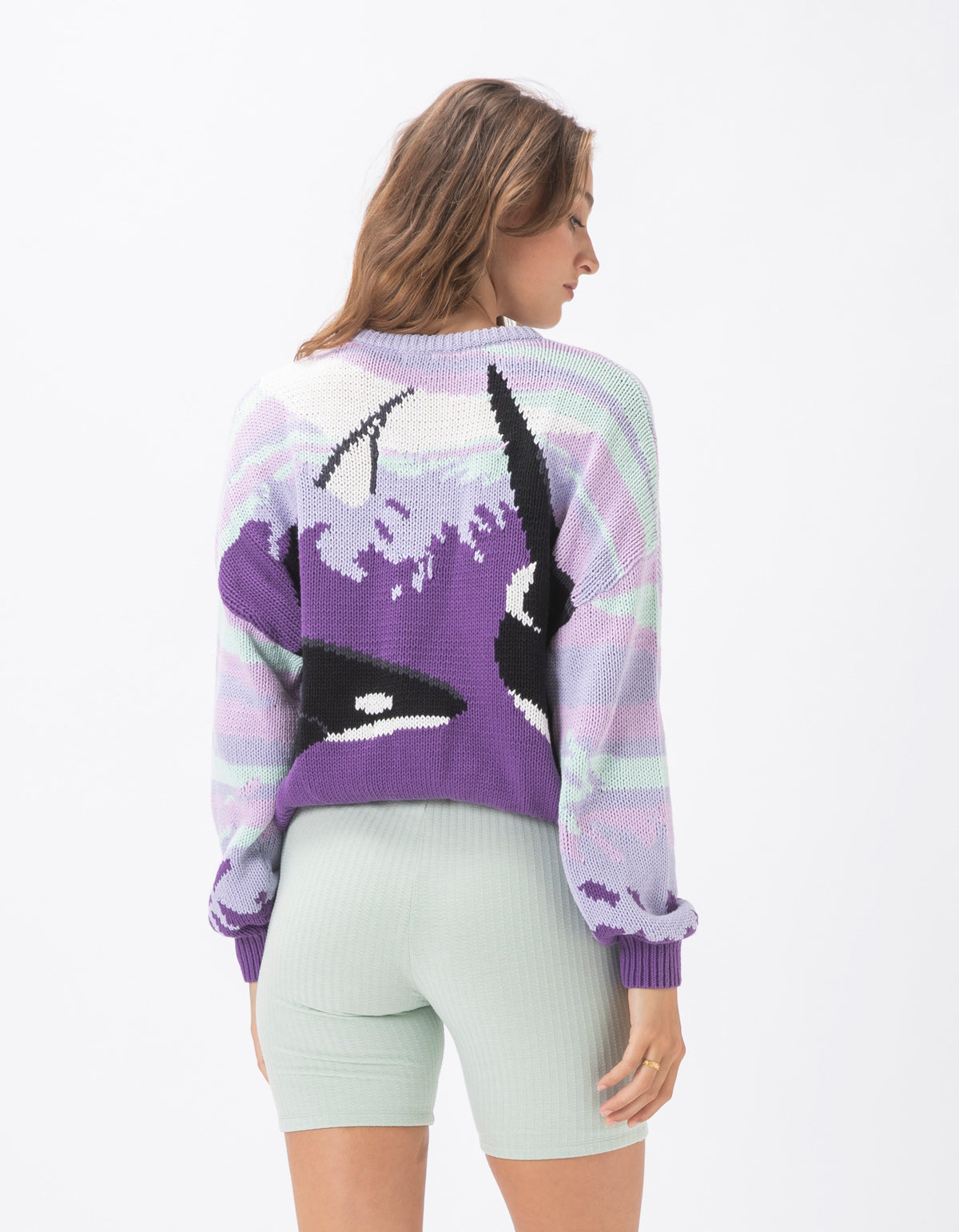 Crew Knit Orca Lilac