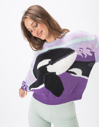 Crew Knit Orca Lilac