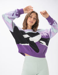 Crew Knit Orca Lilac