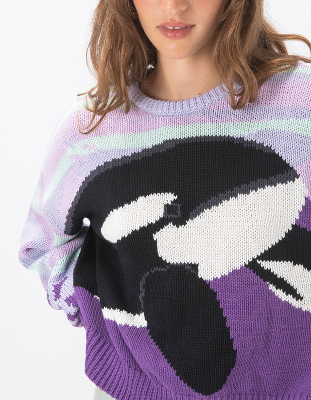 Crew Knit Orca Lilac