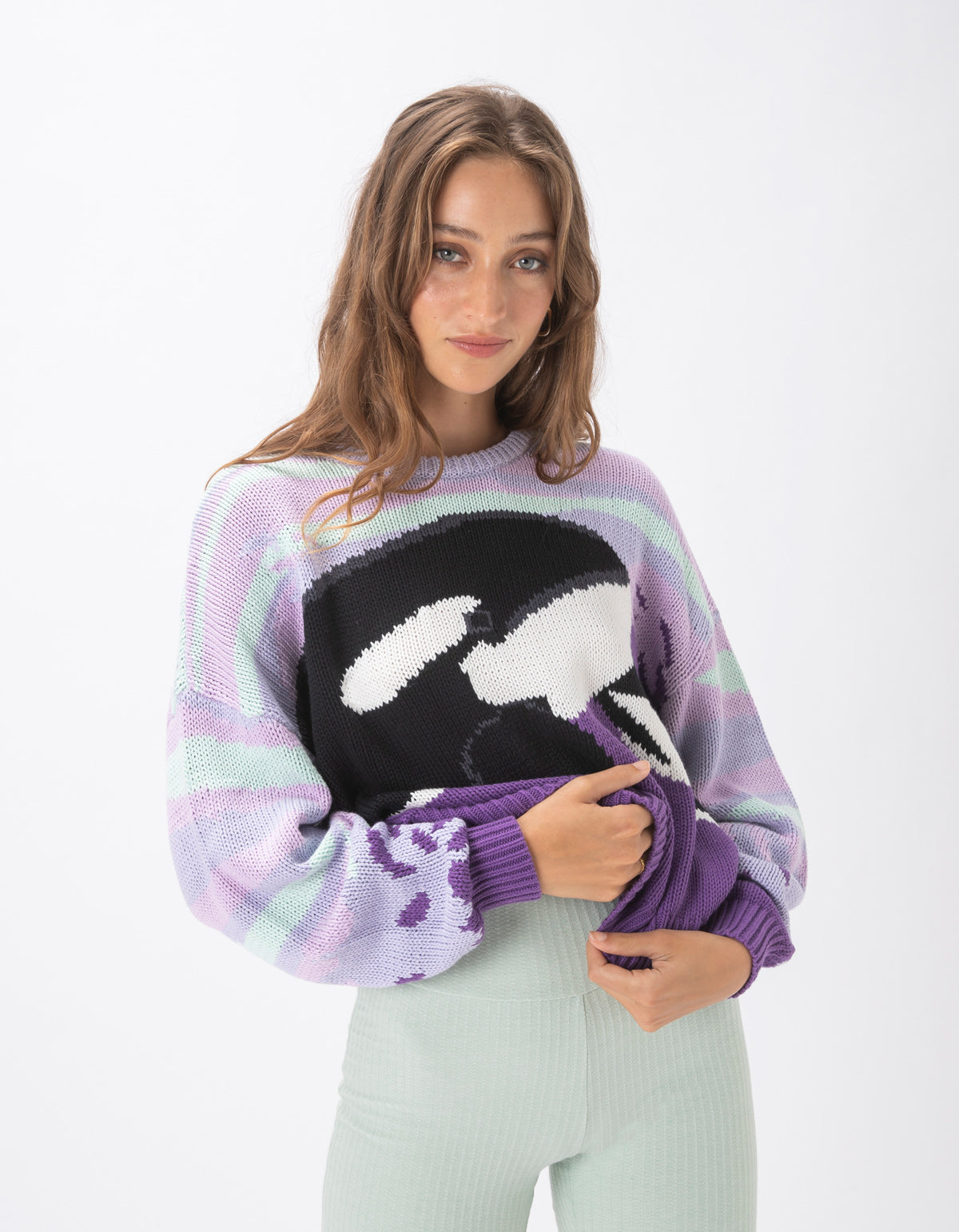 Crew Knit Orca Lilac