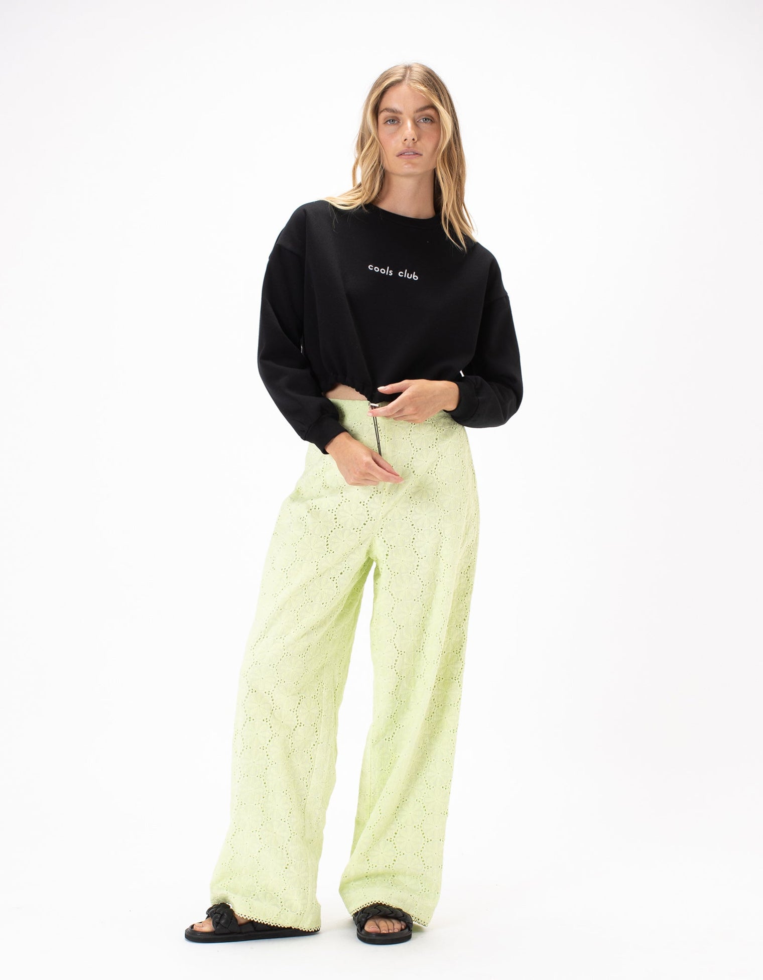 Cools Resort Pants Lime Jacquard