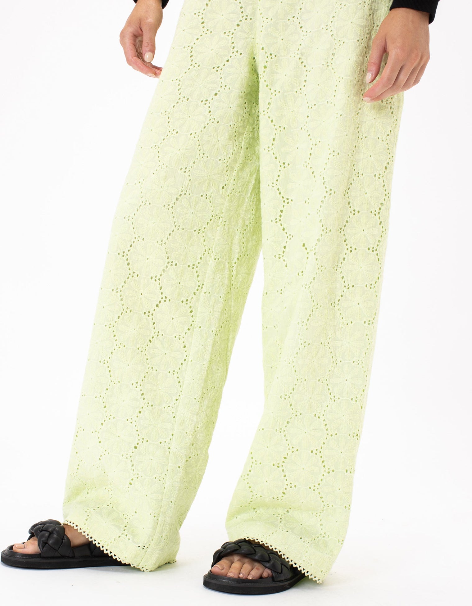 Cools Resort Pants Lime Jacquard