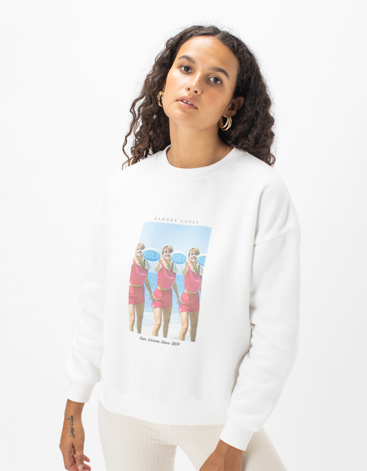 Sun Lover Sweat White