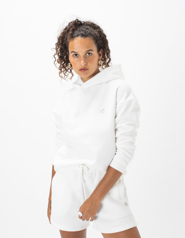 Badge Hood Sweat