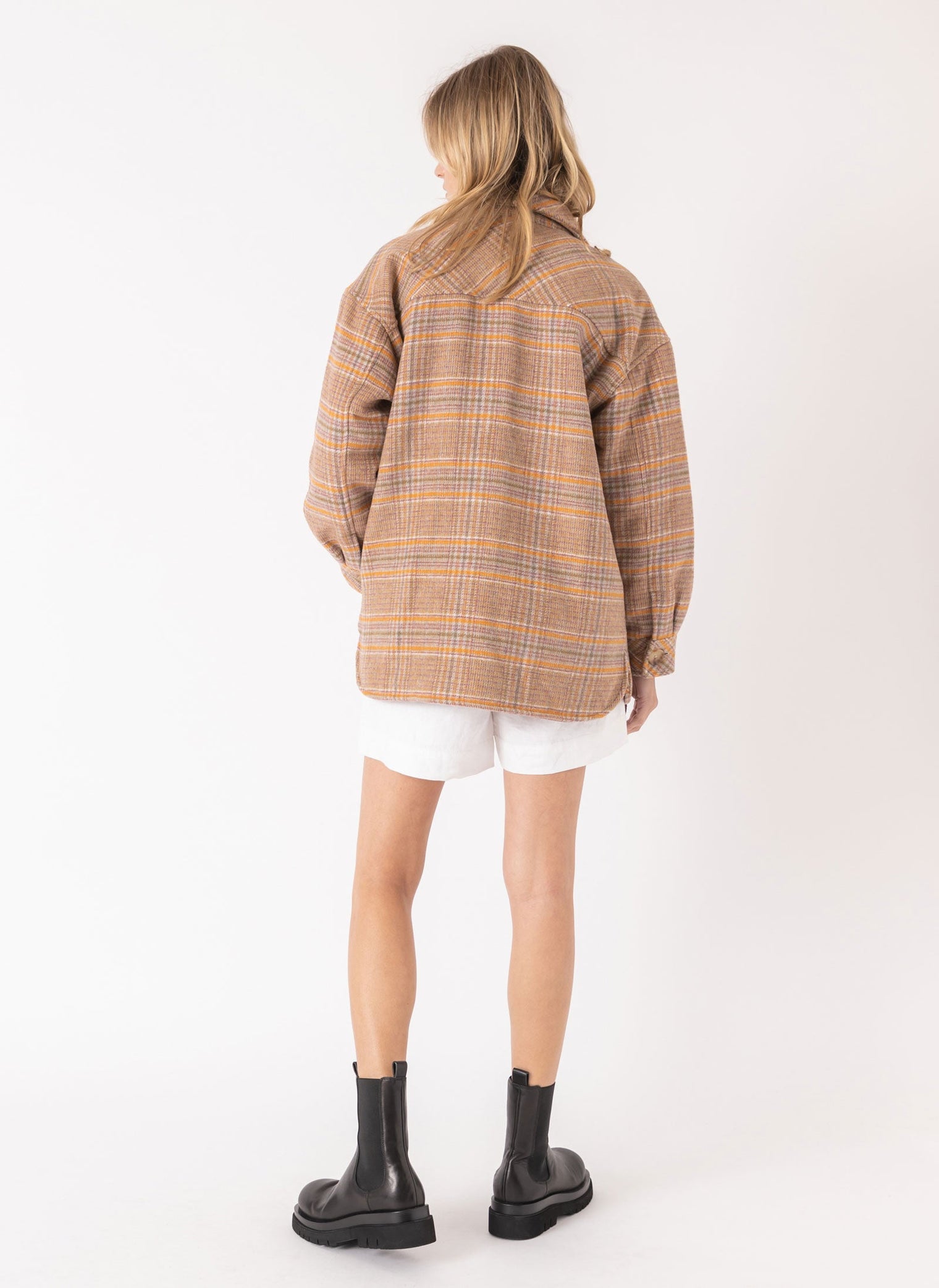 Holland Jacket Rose Plaid