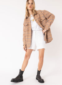 Holland Jacket Rose Plaid