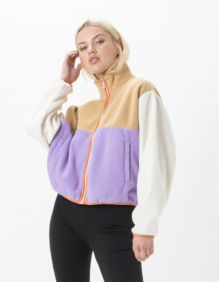 Polar Fleece Jacket Beige Sport