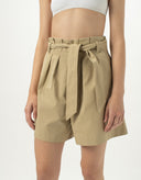 High Rise Pleat Short