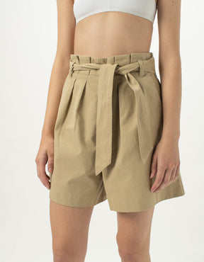 High Rise Pleat Short