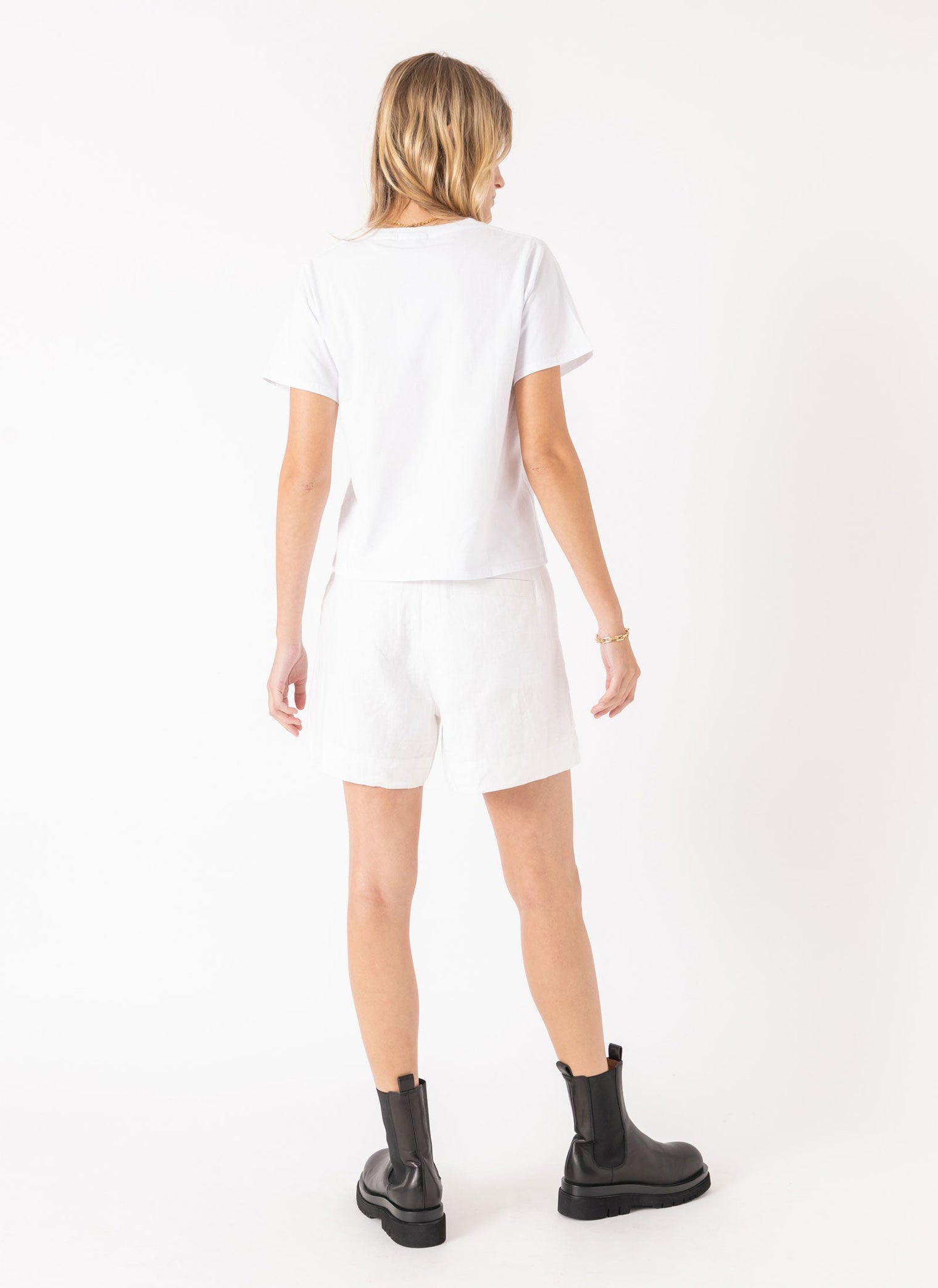 Caribbean Short White Linen