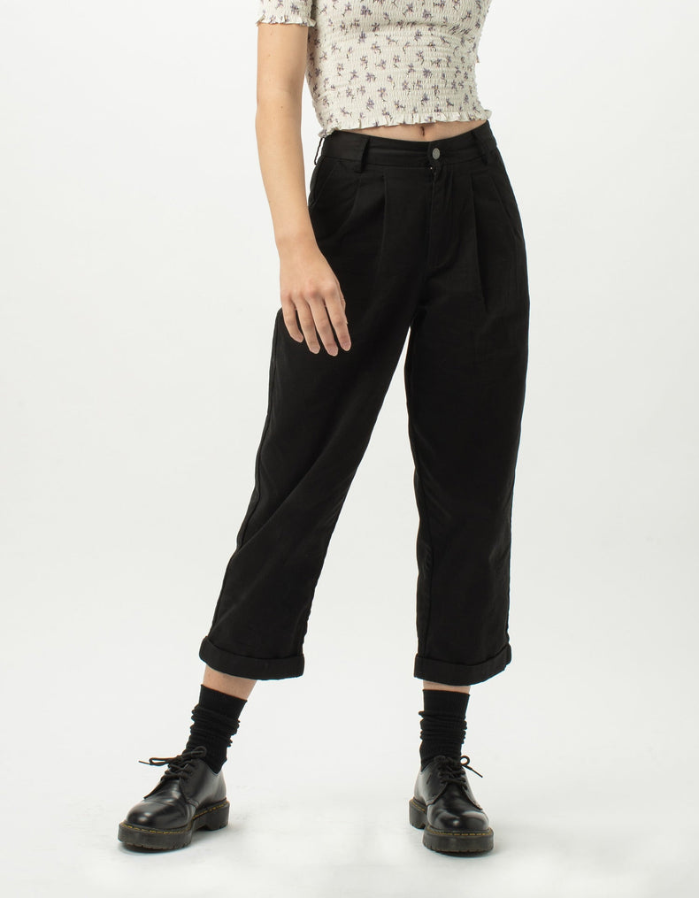 High Rise Pleat Pant