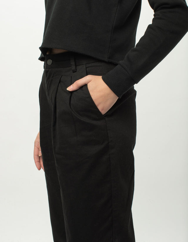 High Rise Pleat Pant