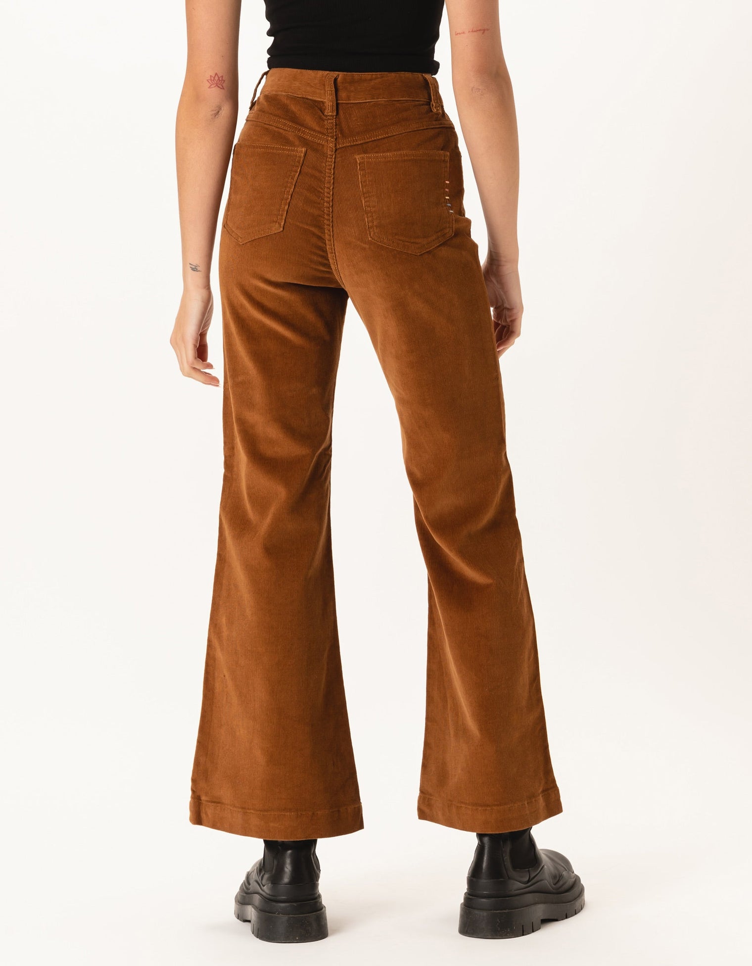 High Rise Flare Jean Cord