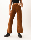 High Rise Flare Jean Cord