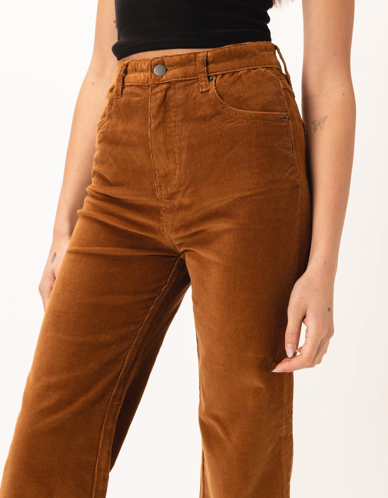 High Rise Flare Jean Cord