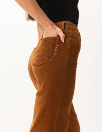 High Rise Flare Jean Cord