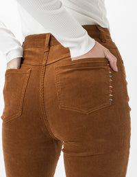 High Rise Flare Jean Cord