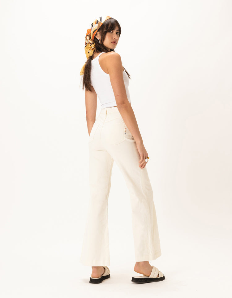 High Rise Flare Jean Cord