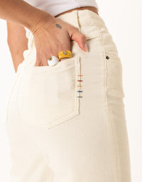 High Rise Flare Jean Cord