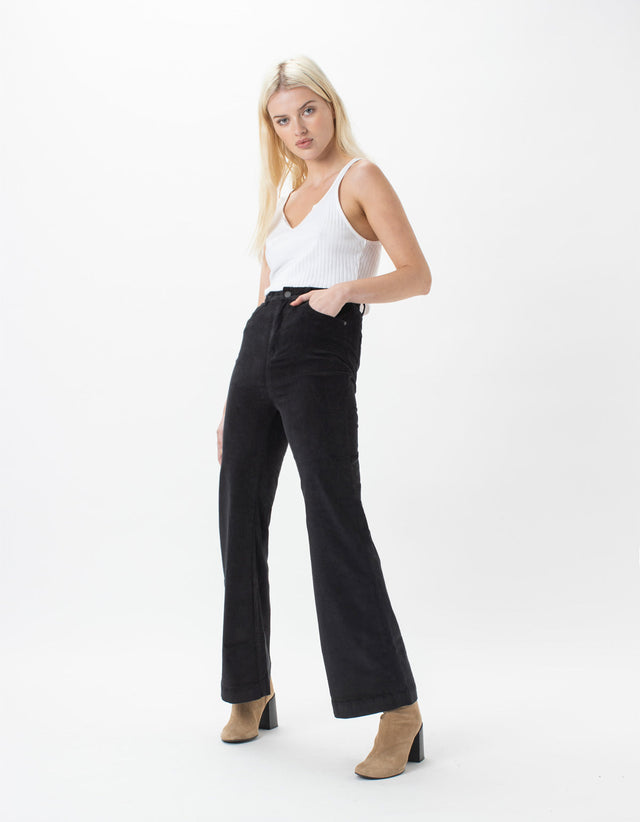 High Rise Flare Jean Cord