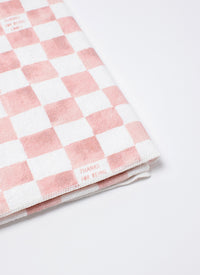 Poolside Towel Pink Checker