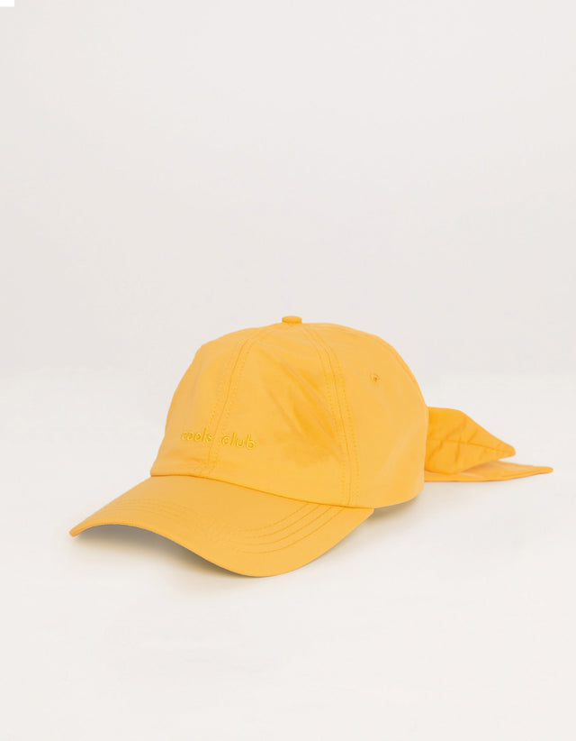 Tie Back Cap Yellow